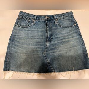 Madewell denim skirt, sz 29